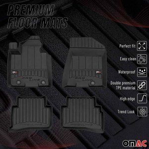 Hyundai Tucson Floor Mat - Omac - Proline Premium TPE - Black - '16-'21